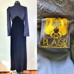 60's Plaisir Tokyo velvet dress